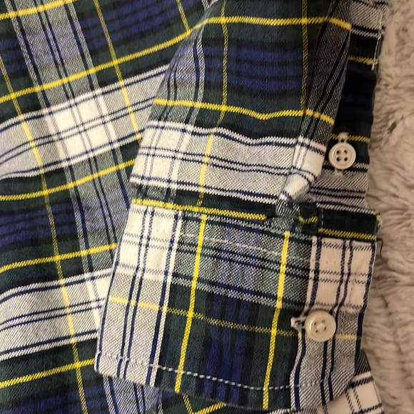 Crew cuts/JCrew kids plaid flannel button down shirt - Picture 4 of 4
